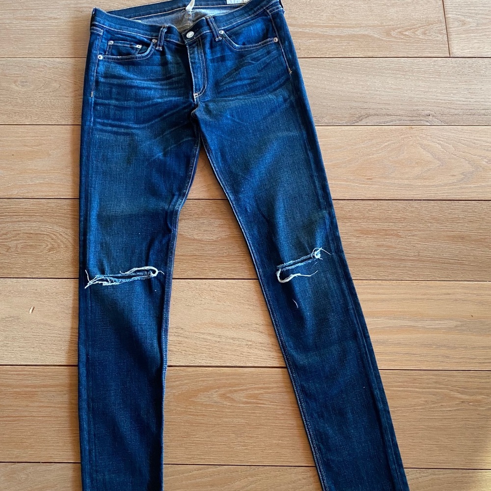 Rag & Bone Ripped Skinny Jeans